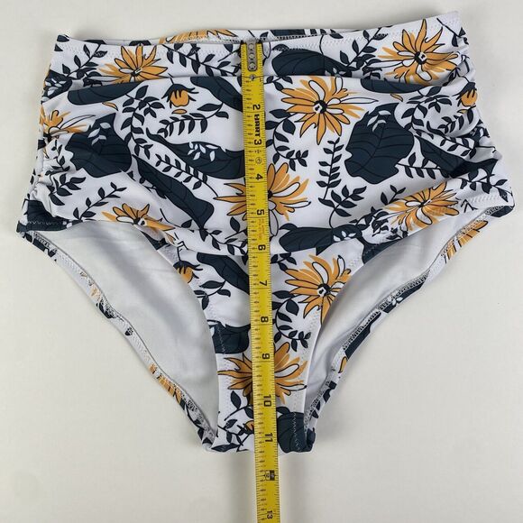 Bikini Set Unbranded Yellow Top w/ Floral Bottom Women Size Small Brand New‎ - Picture 10 of 12